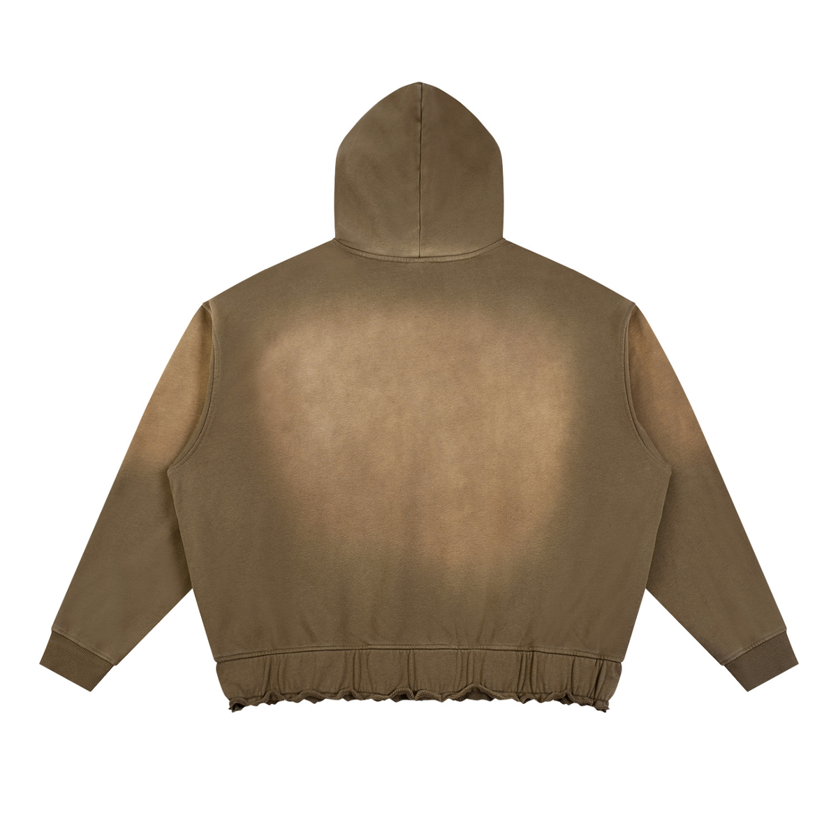 Scribe Unisex Sunfade Ripped Boxy Hoodie