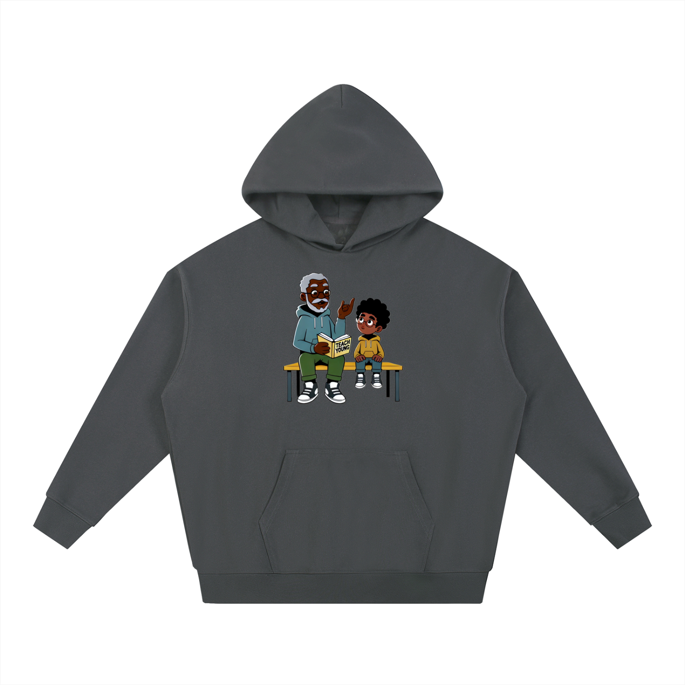 Stack Or Starve Teach Young Essential Heavyweight Hoodie