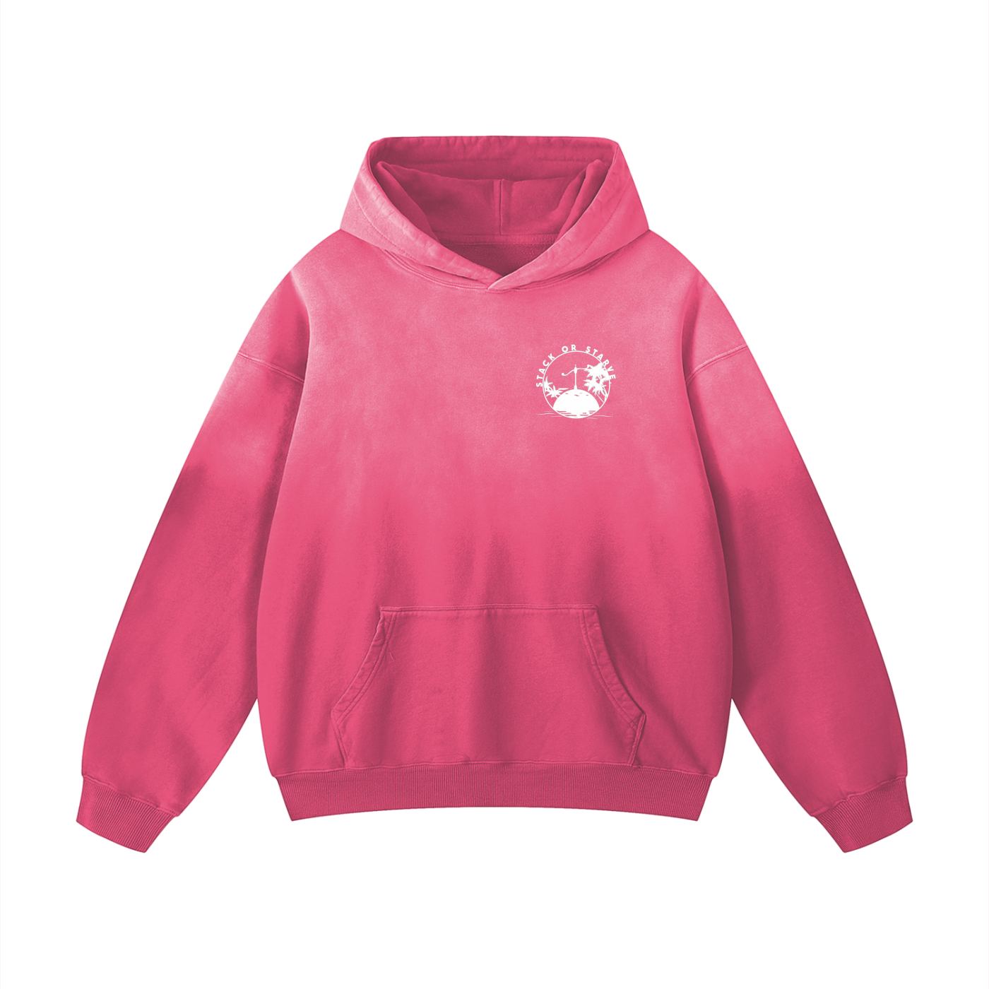 Stack or Starve “Smart Choices” Gradient Hoodie