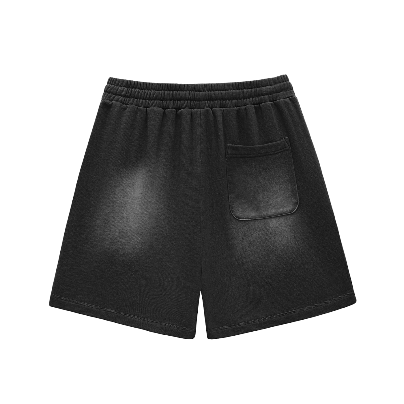 Stack Or Starve Sun Fade Raw Edge Cotton Shorts