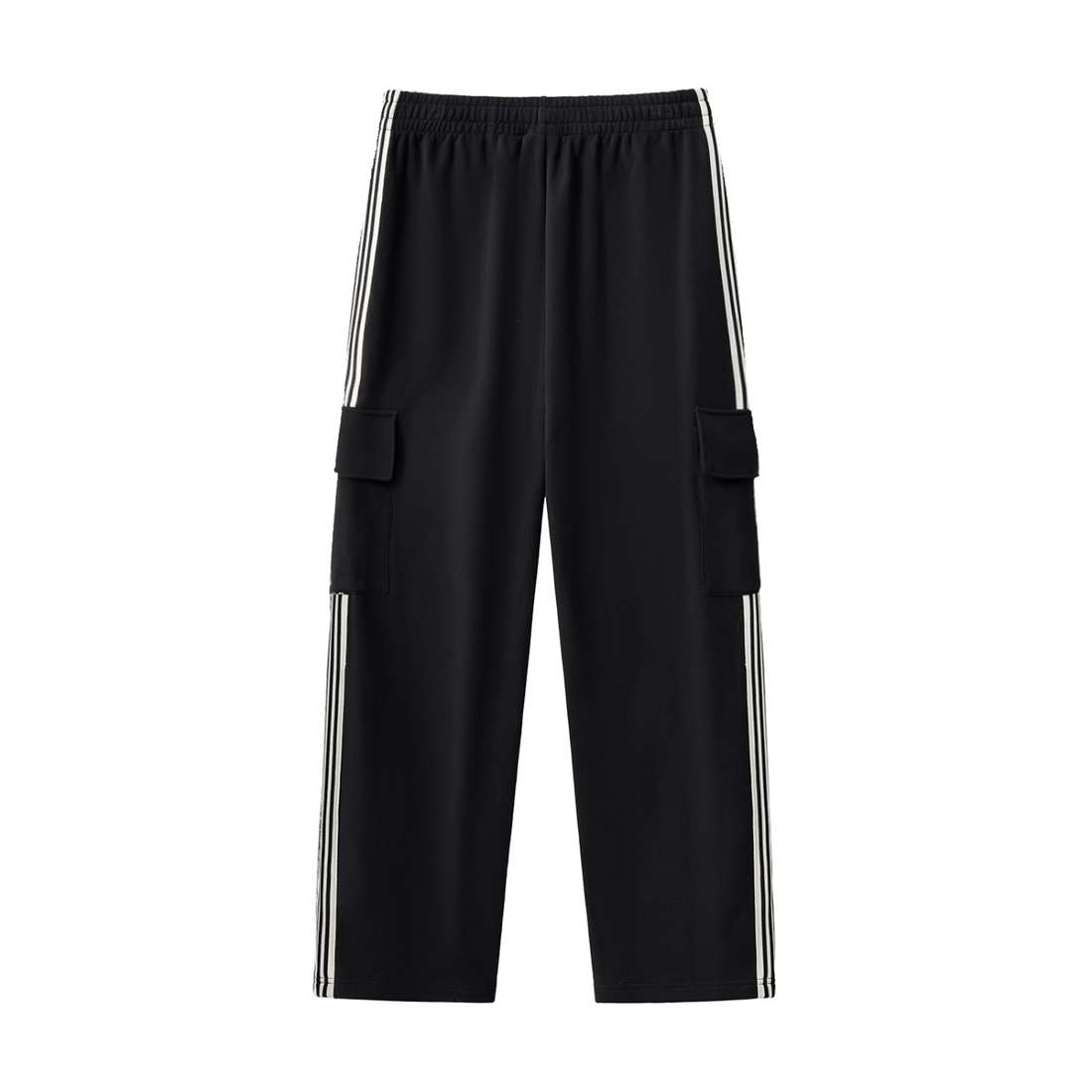 Side Stripe Straight-Leg Pants