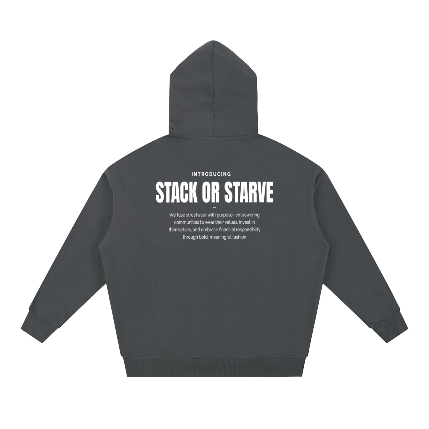 Stack Or Starve Teach Young Essential Heavyweight Hoodie