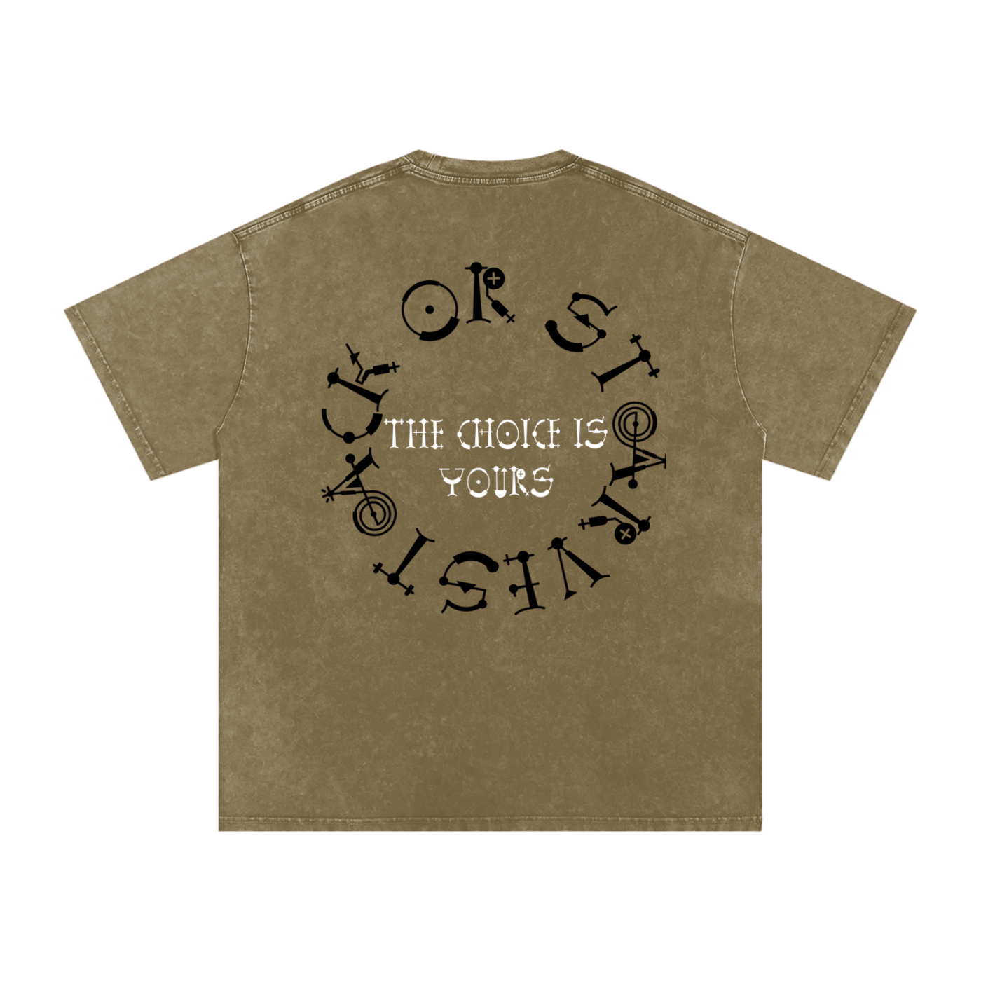 Stack or Starve “No Grey Area” Skeleton War Graphic Tee