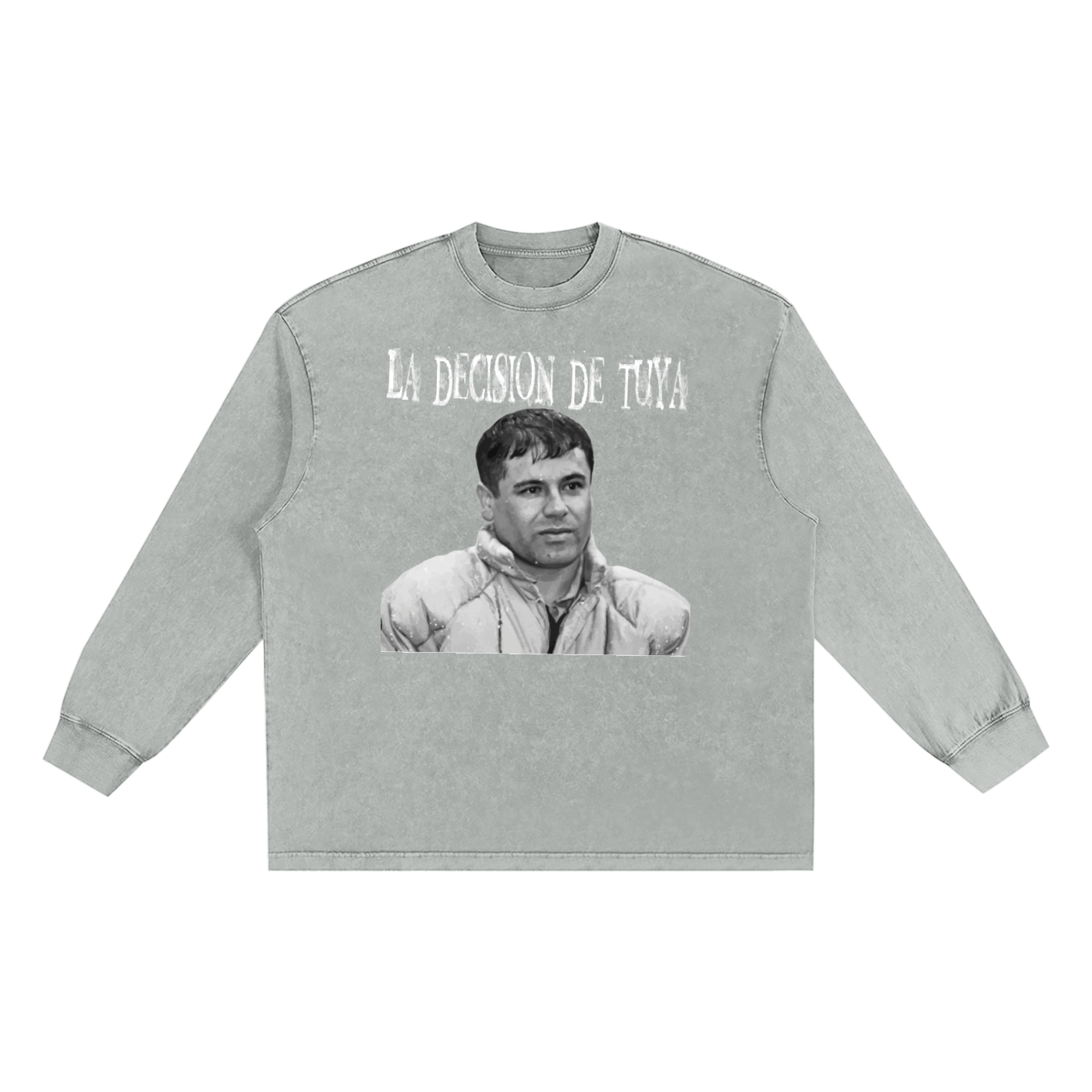 Snow Washed Frayed Edge T-Shirt