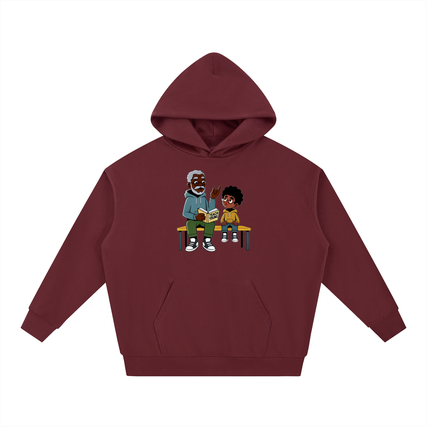 Stack Or Starve Teach Young Essential Heavyweight Hoodie