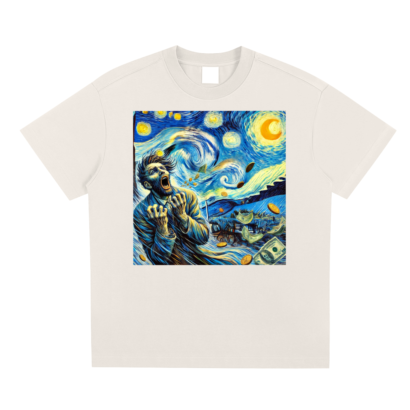 Stack or Starve “Marseille” Van Gogh Scream Tee