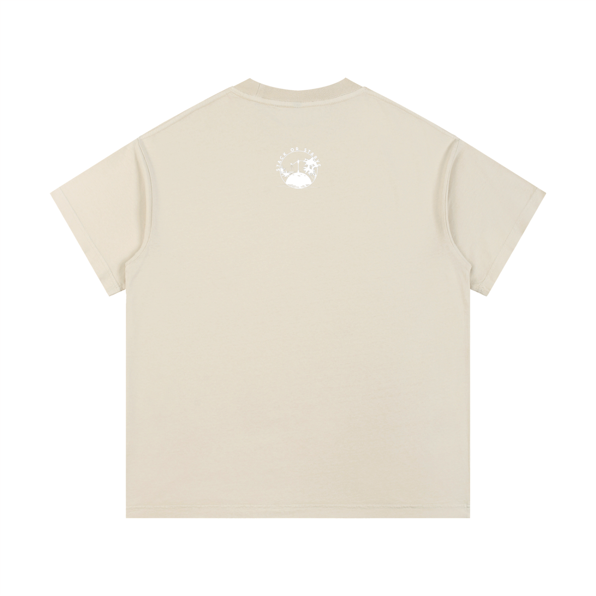 Stack or Starve No Grey Area Oversized Tee (Pink)