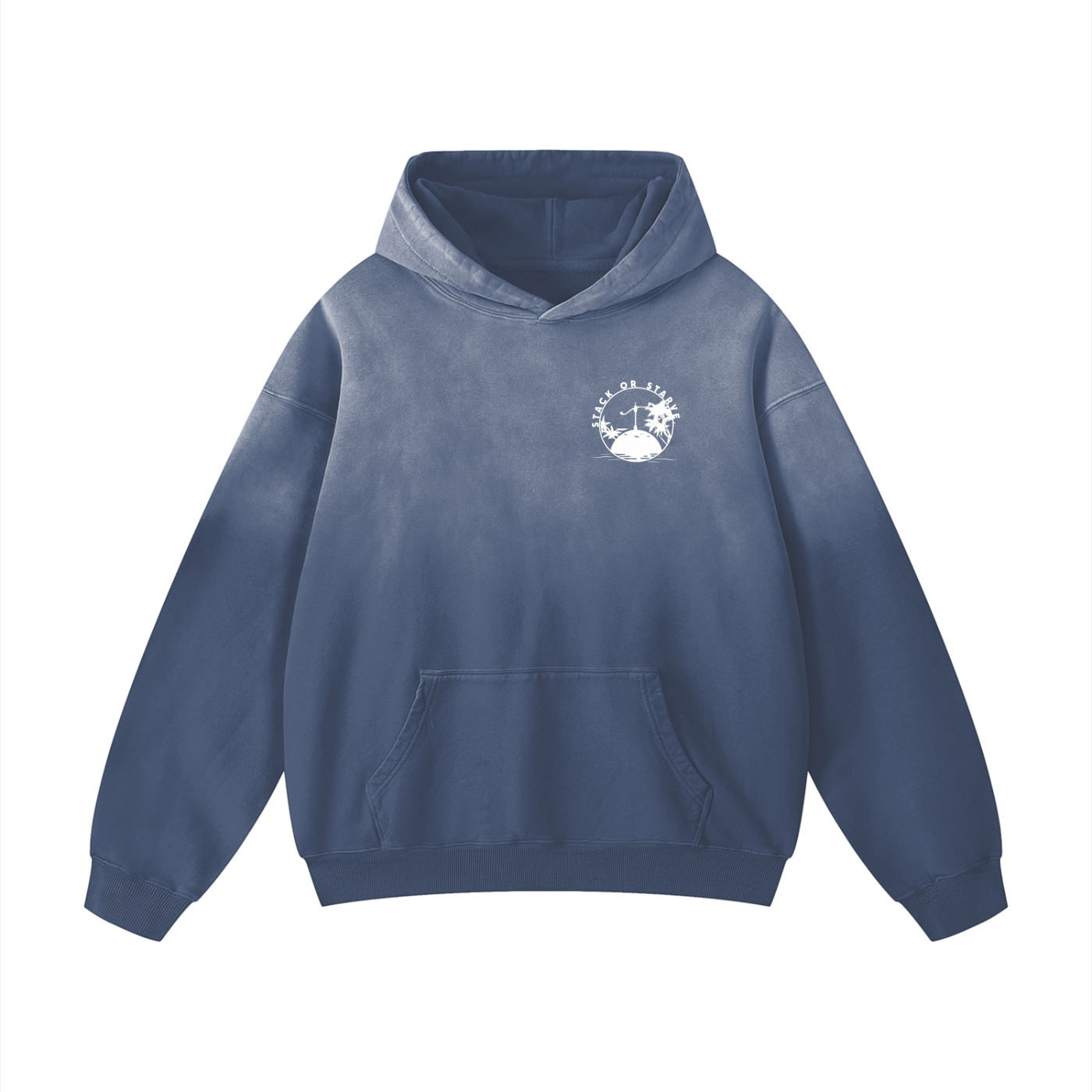 Stack or Starve “Smart Choices” Gradient Hoodie