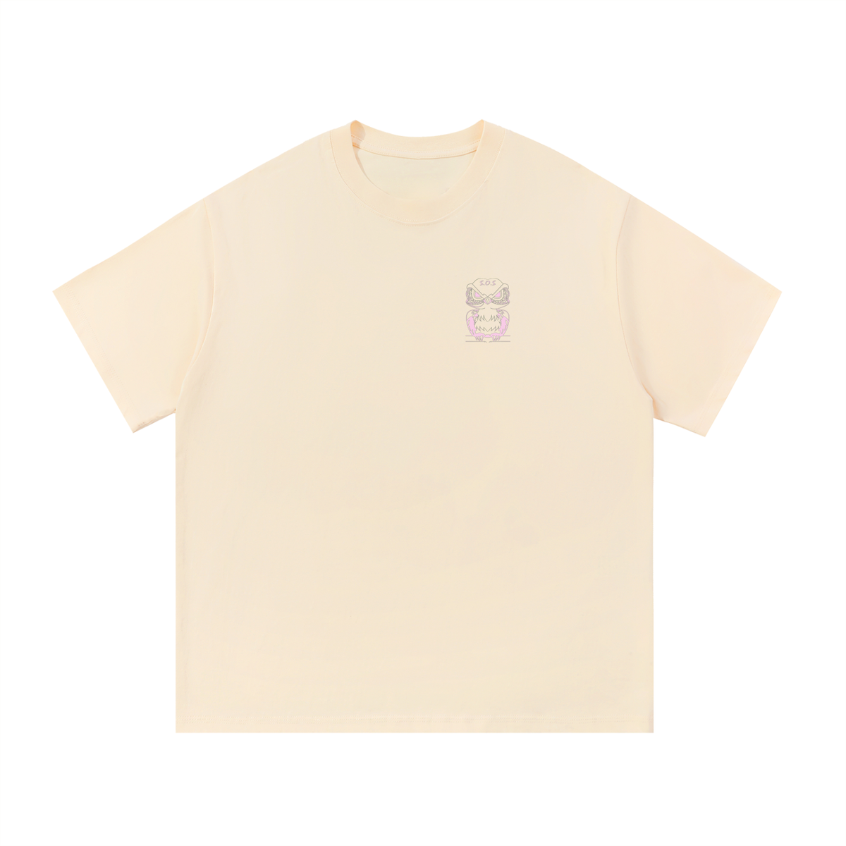 Stack Or Starve “Owl” Essential Cotton T-Shirt