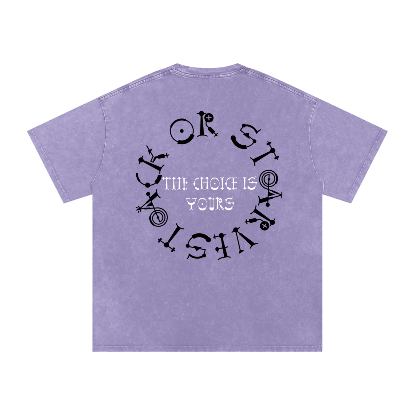 Stack or Starve “No Grey Area” Skeleton War Graphic Tee