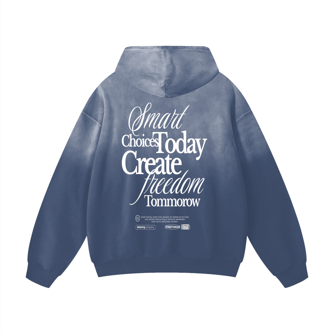 Stack or Starve “Smart Choices” Gradient Hoodie