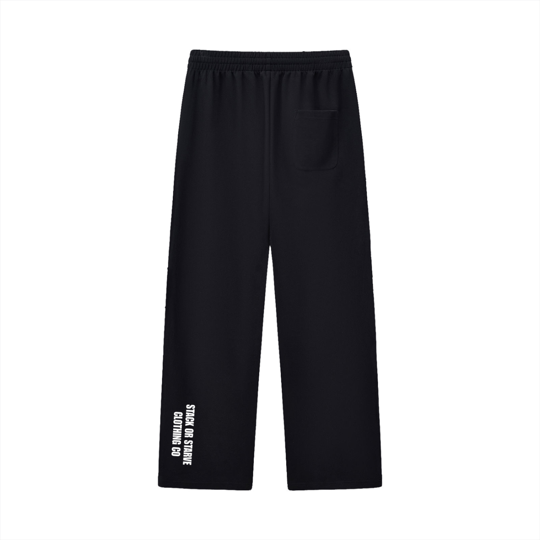 Curved Stripe Straight Sweatpants