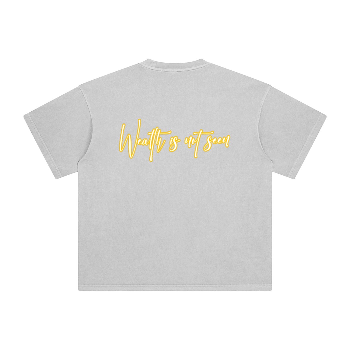 Stack or Starve “Wealth Is Not Seen” Emoji Tee