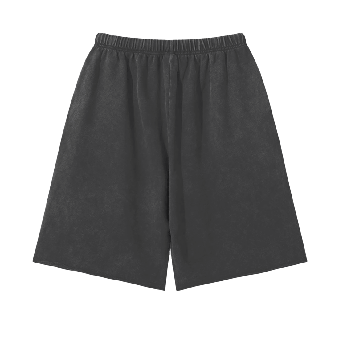 Stack Or Starve Snow Washed Raw Hem Shorts