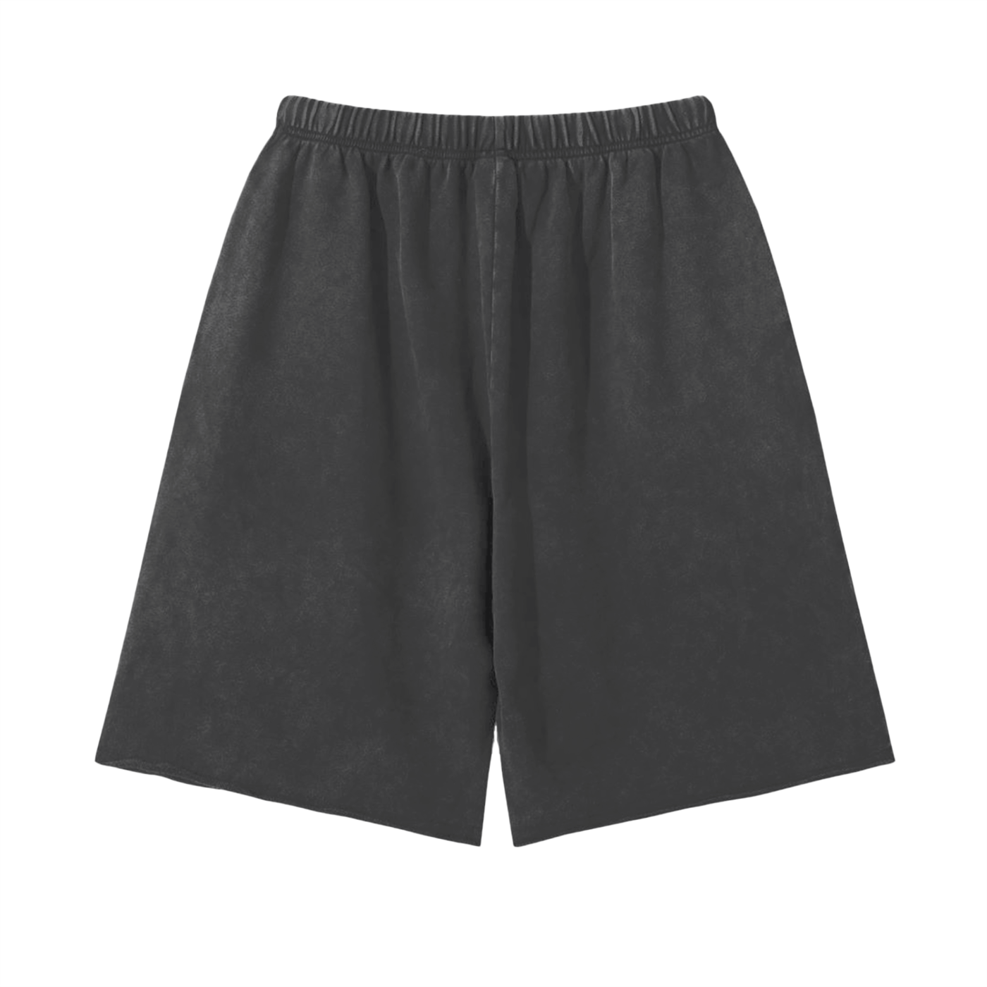 Stack Or Starve Snow Washed Raw Hem Shorts