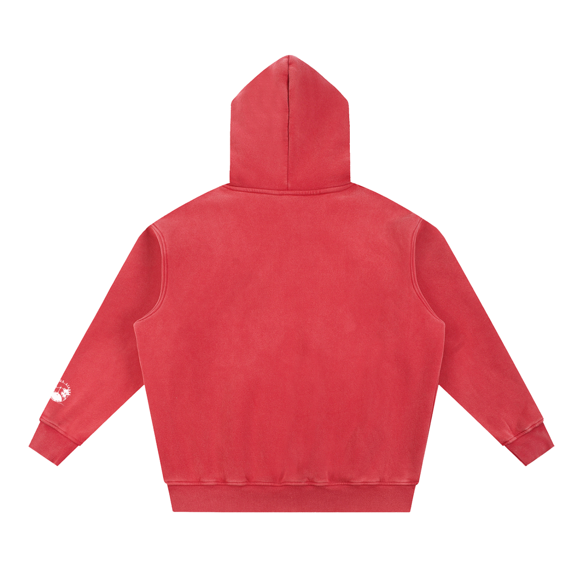 Stack or Starve “cursive” Snow Wash Fleece Oversize Hoodie