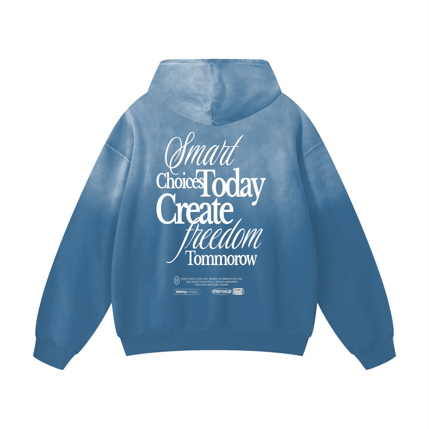Stack or Starve “Smart Choices” Gradient Hoodie