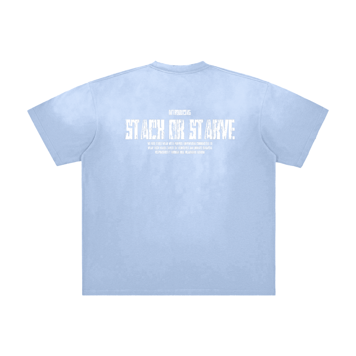 Stack or Starve distressed Vintage  T-Shirt