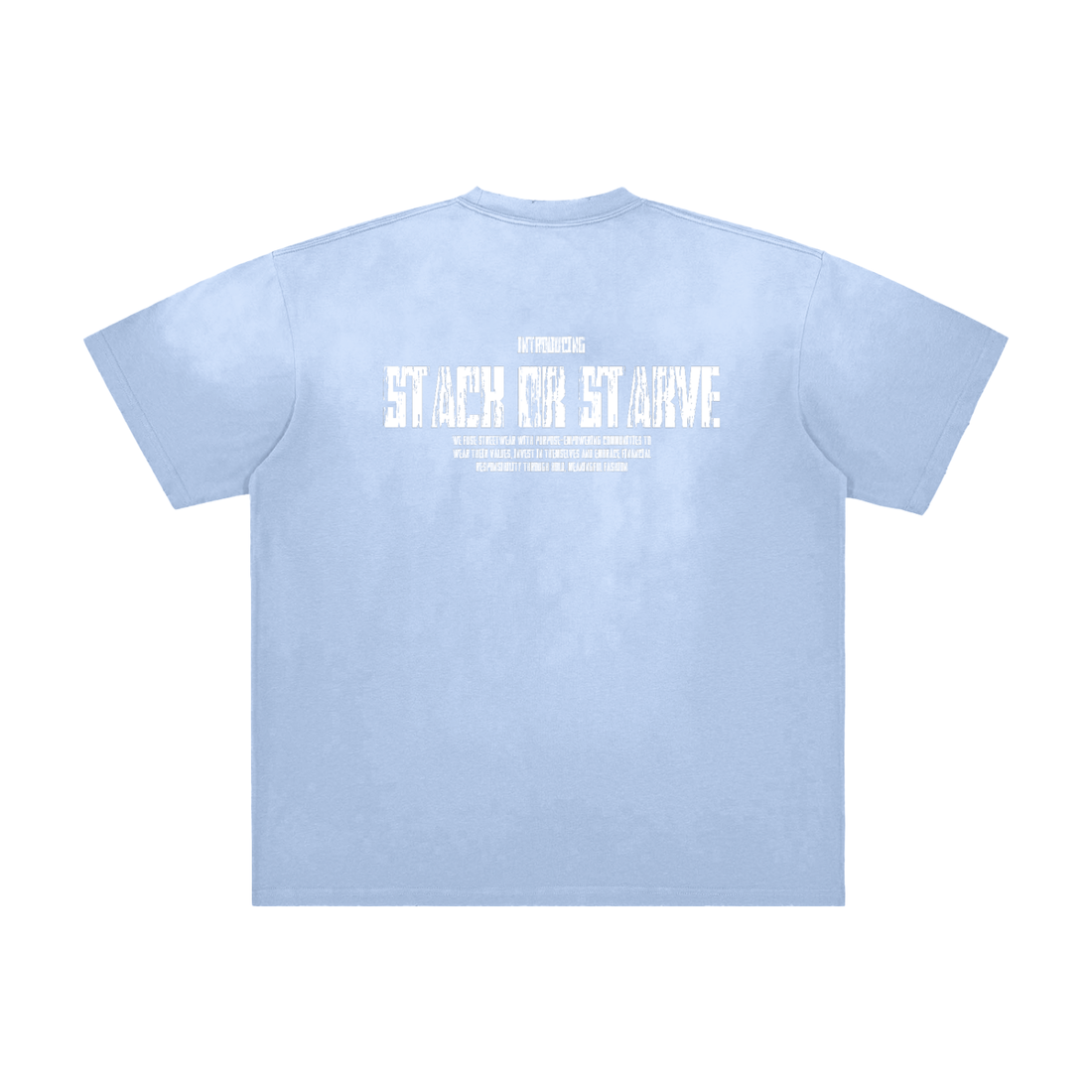 SOS Vintage Washed Frayed T-Shirt