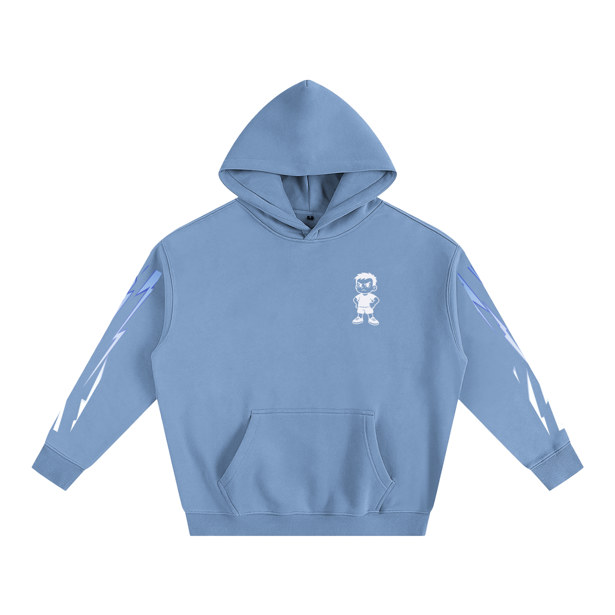 Stack Or Starve “space man” Oversize Fleeced Hoodie