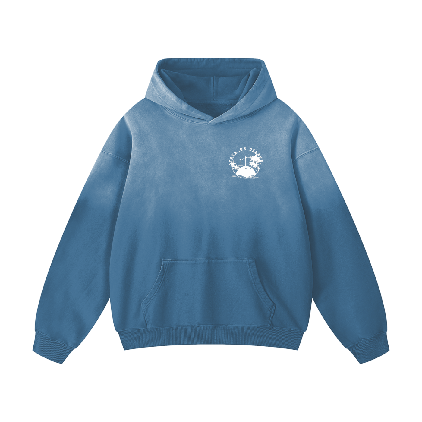 Stack or Starve “Smart Choices” Gradient Hoodie