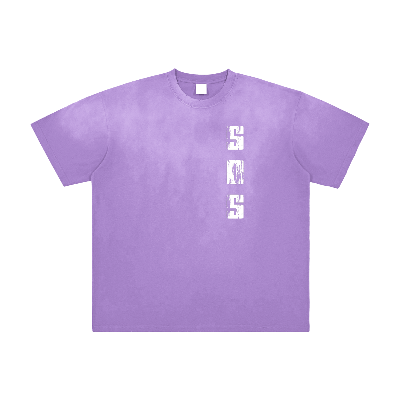 SOS Vintage Washed Frayed T-Shirt
