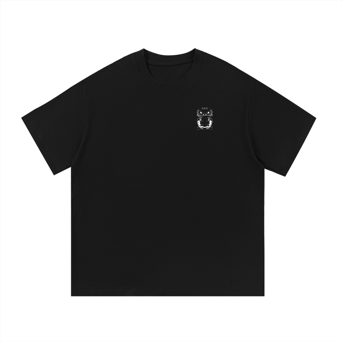 Stack Or Starve “Owl” Essential Cotton T-Shirt