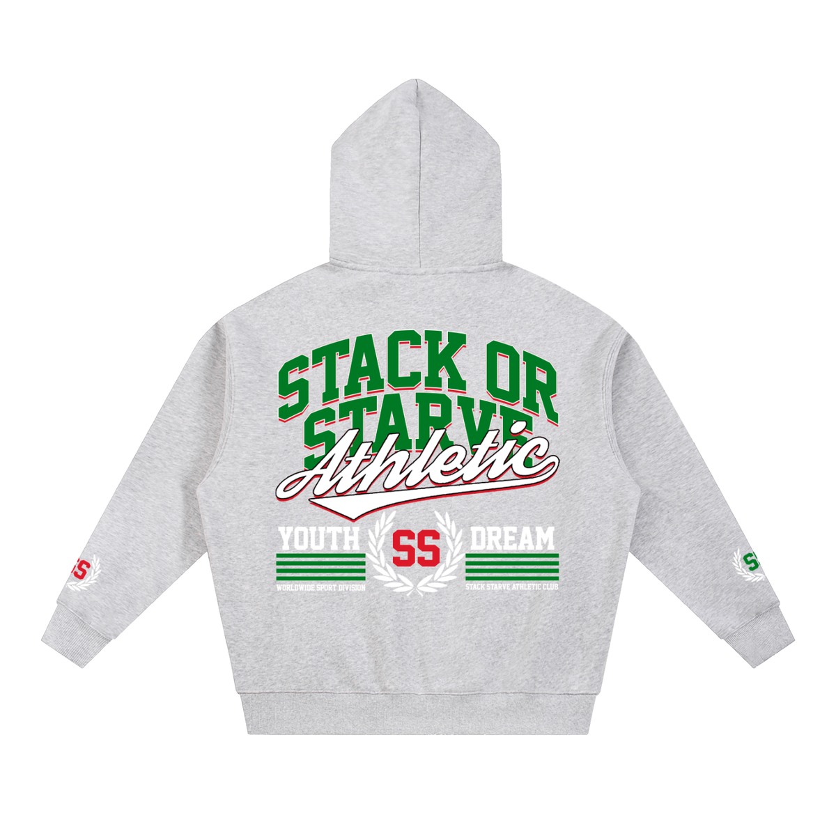 SOS Athletic Essential Oversized Fleece Boxy Hoodie