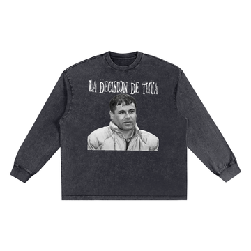 Snow Washed Frayed Edge T-Shirt