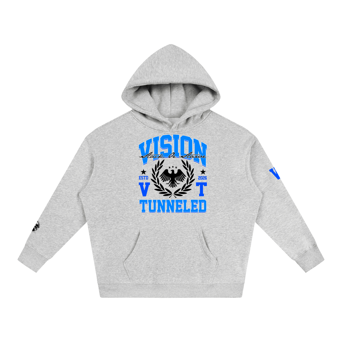 SOS Vision tunneled Oversize Fleeced Hoodie