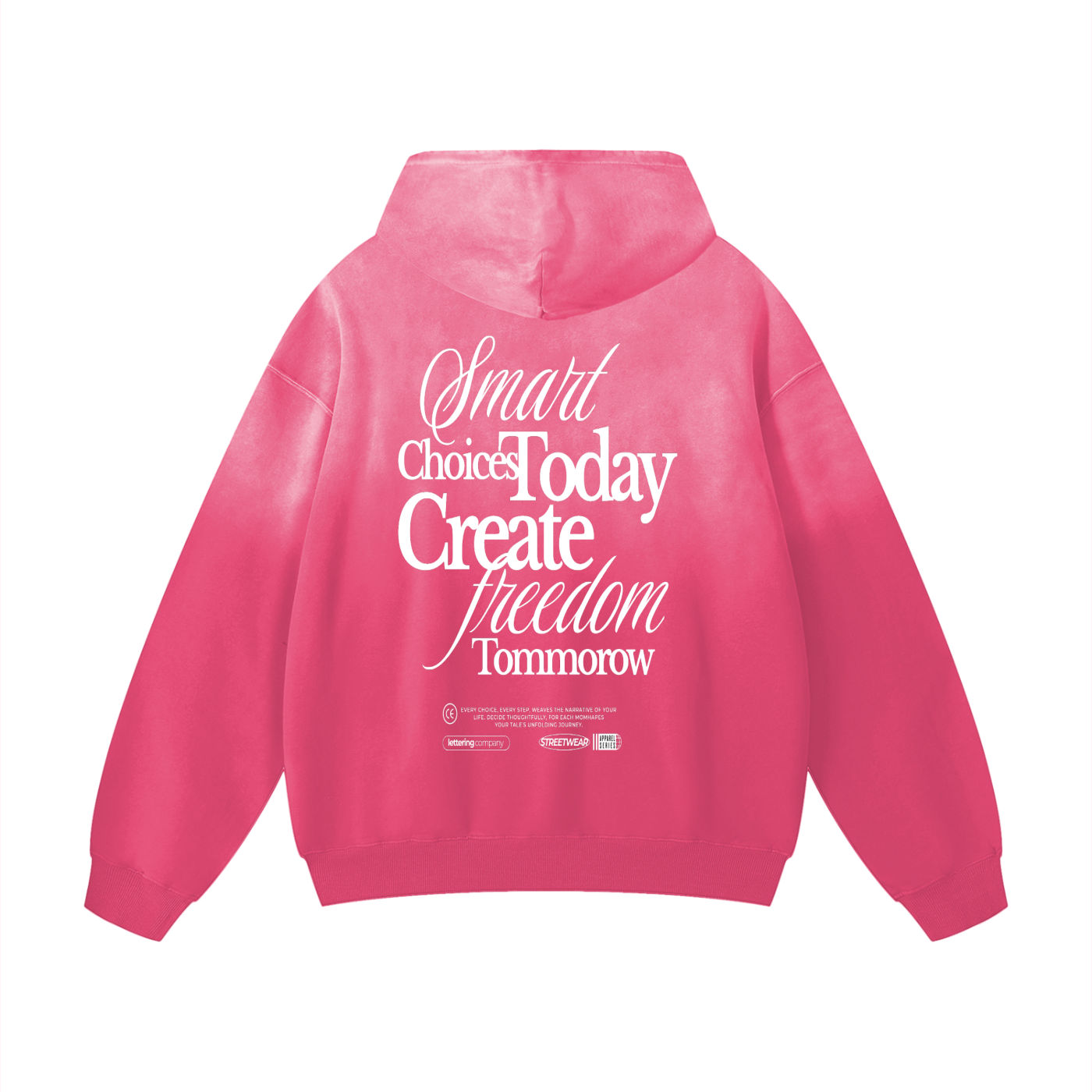 Stack or Starve “Smart Choices” Gradient Hoodie