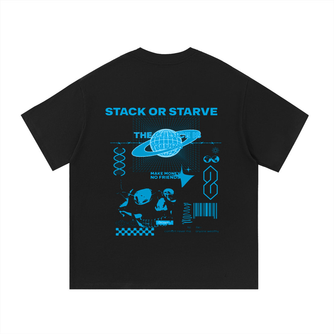 Stack Or Starve (Stack master) Essential Cotton T-Shirt