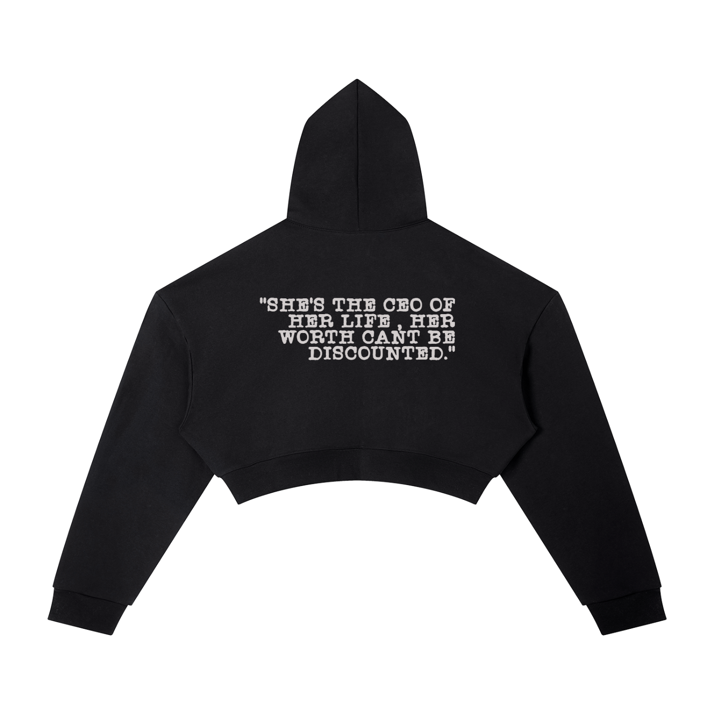 Essential Cropped Hoodie