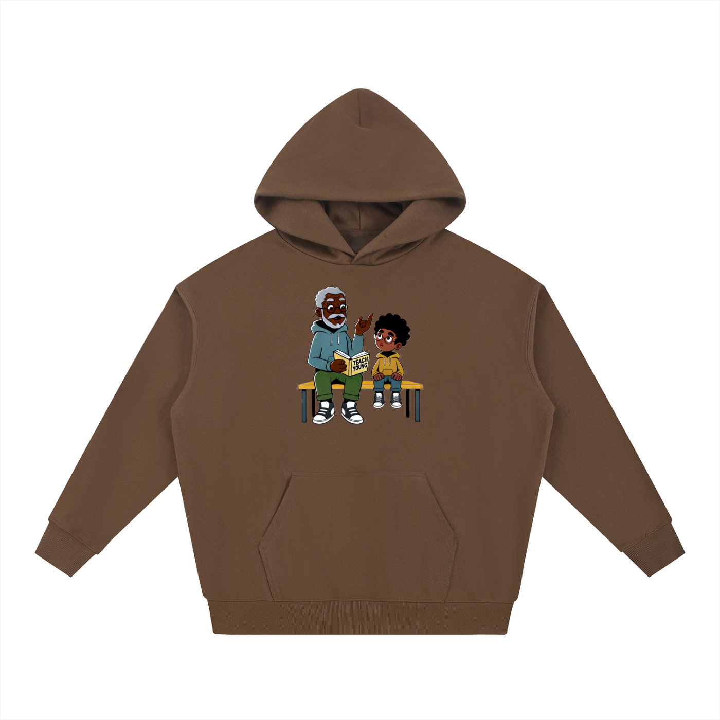 Stack Or Starve Teach Young Essential Heavyweight Hoodie