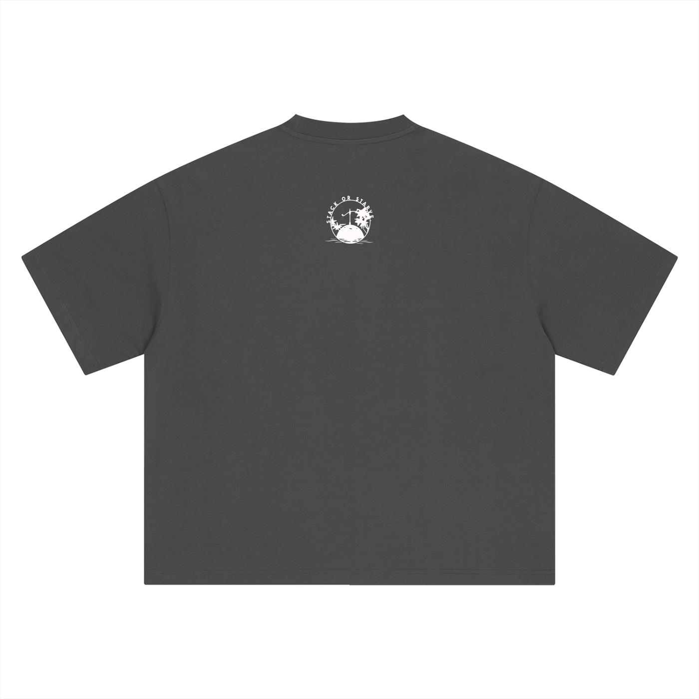 Stack or Starve “Culture. Madness. Motion.” Oversized Graphic Tee — Black