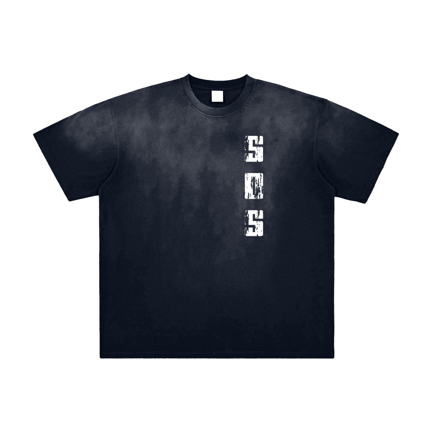 Stack Or Starve SOS Vintage Washed Frayed T-Shirt
