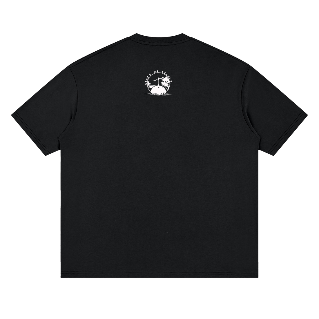 Stack Or Starve Instincts Streetwear Loose Drop Shoulder T-Shirt