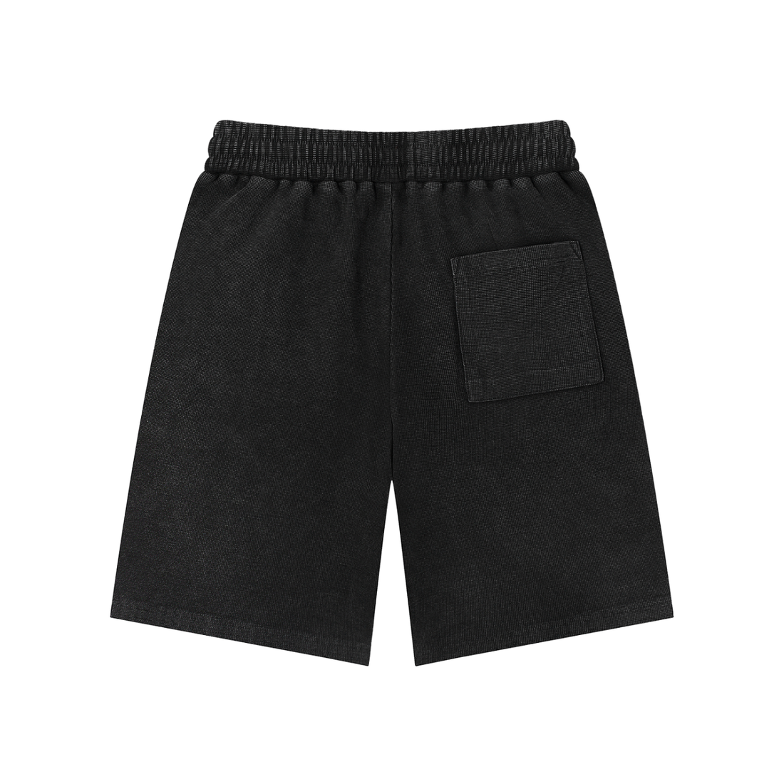 Stack Or Starve Mineral Wash Waffle Knit Shorts