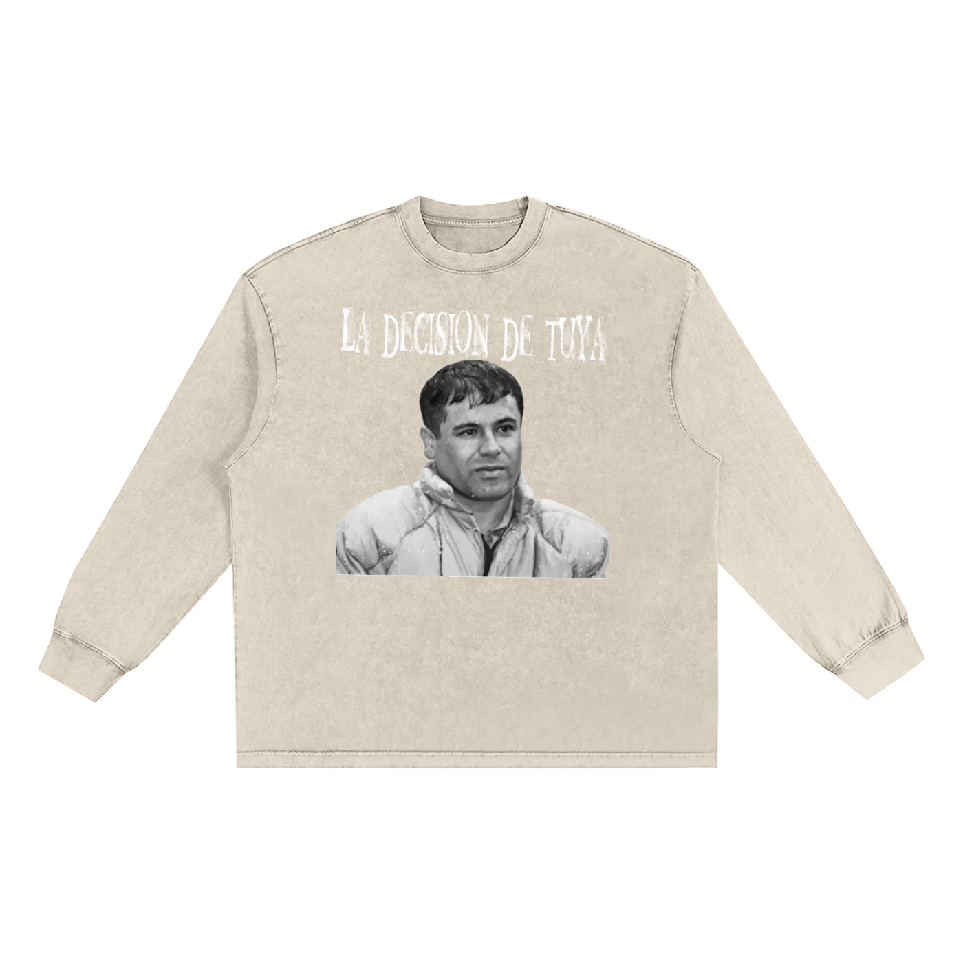 Snow Washed Frayed Edge T-Shirt