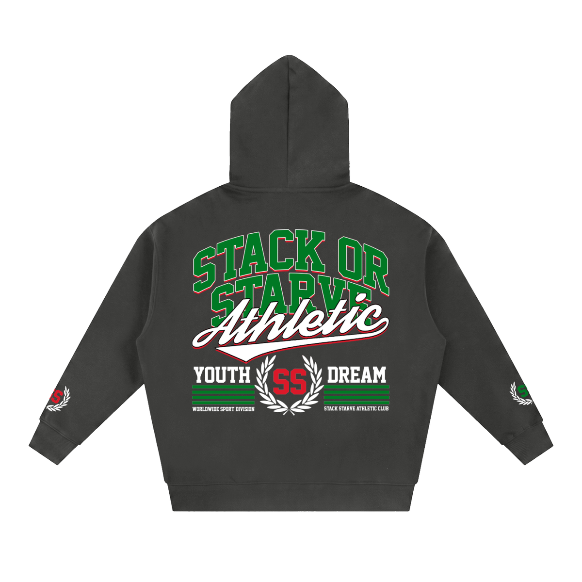SOS Athletic Essential Oversized Fleece Boxy Hoodie