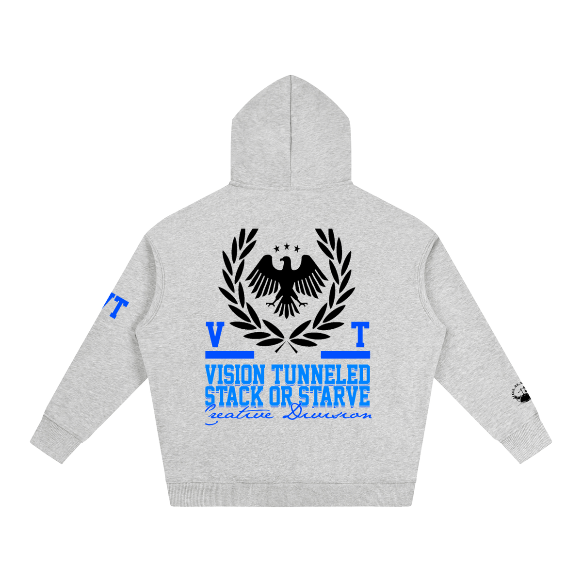 SOS Vision tunneled Oversize Fleeced Hoodie