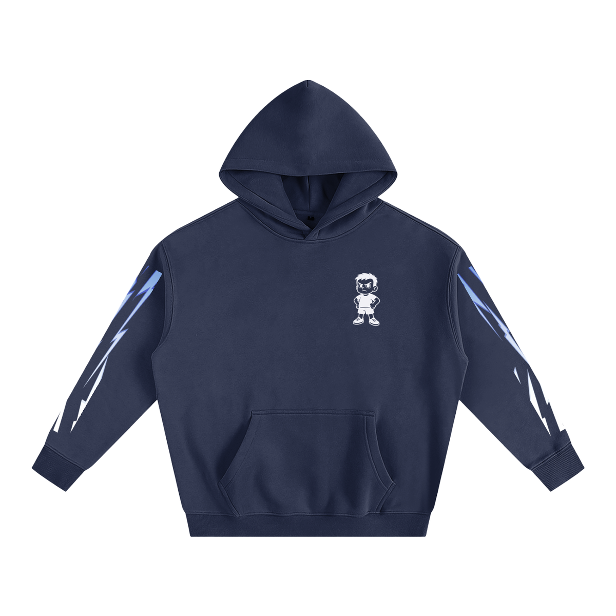 Stack Or Starve “space man” Oversize Fleeced Hoodie