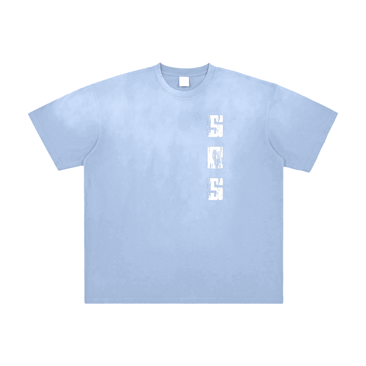 SOS Vintage Washed Frayed T-Shirt